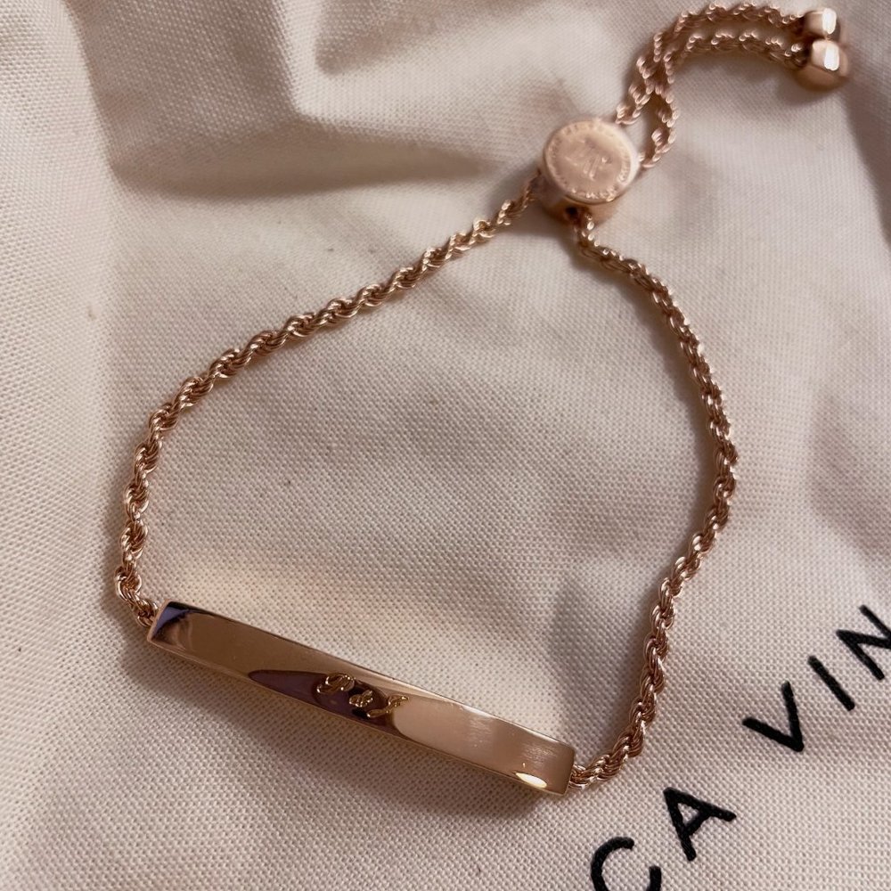 Monica Vinader Rose Gold Bracelet - Picture 2 of 3